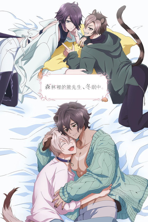 森林里的熊先生，冬眠中。 海报